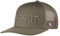 SABBOT Larry Snapback Cap, Unisex Basecap, Kappe mit Baumwolle, Sommermütze, Trucker Cap, Docker Cap, Verstellbar, Atmungsaktive Mesh, Outdoor Hut (Olive)