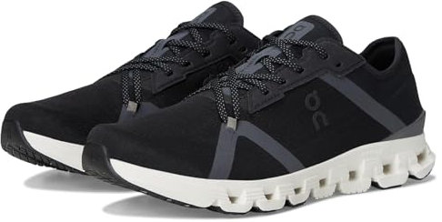 ON RUNNING Damen Cloud X 4 AD Sneaker, Schwarz, Grau (Black/Asphalt), 42.5 EU
