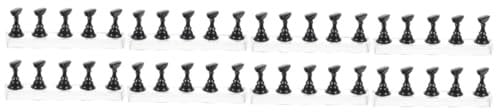 Healeved 8sets Acrylic Nail Display Stand Magnetic Tips for Nail Art Practice for Salon School and Home Use Stable and Comfortable Manicure Tool for Beginners and Professionals