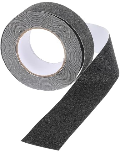 JOINPAYA Black Adhesive Road Tape 5cm x 10m for Kids Playroom Non-Slip DIY Mini Car Train Track Tape for Boys Toy Room for Indoor Traffic Scenarios