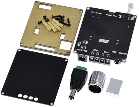 50W+50W XY-C50L Bluetooth Amplifier Board, Bluetooth 5.0 50W+50W Amplifier Board Power Supply 5-24V