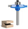 Biscuit Jointer Router Bit Biscuit Router Bit 1/4 Inch Blue Biscuit Joint Slot Cutter Router Bits Wood Biscuit Cutter Woodworking Cutter Tool for Slotting Grooving Rebating Applications
