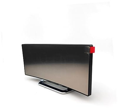 ADOCARN Digitaler Led-wecker Mit Großem Bildschirm Stumme Uhr Praktischer Desktop-wecker Mit Spiegel Energiesparend Langlebig Für Hause Und Schule Weiß