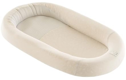 TRÄUMELAND Babynest HOME – atmungsaktives und weiches Babynest mit 3D-Luftpolster – Tragbare Schlafunterlage – Ideal für Neugeborene – Komfort & Sicherheit für Zuhause & unterwegs