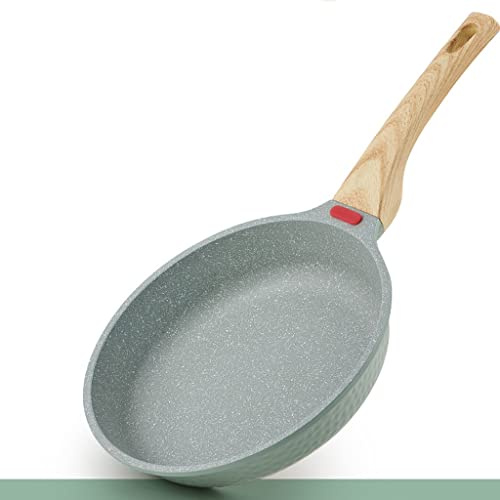 QTYQWC Medical Stone Pan Without Lid Nonstick Frying Skillet Cooking Granite Coating Omelette Pan Kitchen Cookware