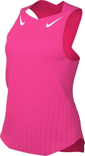 Nike Aeroswift Lauf-Singlet Mit Dri-Fit ADV-Technologie Für Damen, Hyper Pink/Schwarz, FN2504-645, M