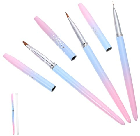 Gogogmee 3pcs Nail Art Pen Gel Nail Shop Supplies Coloring DIY Accessory Tool for Manicure Salon Use