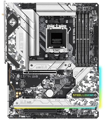 motherboard Fit For ASRock X670E Steel Legend Motherboard ATX AMD X670 Socket AM5 DDR5 SATA3 M.2 HDMI DP WIFI For Ryzen 7000/8000/9000 Series