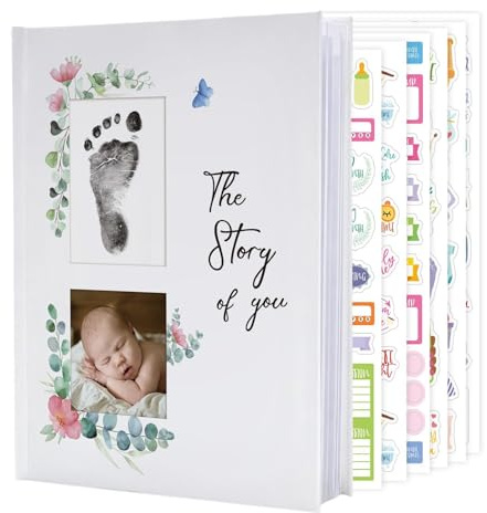 Kinderbuch-Andenken, Organisierte Kindererinnerungen, Papier, Baby-Erinnerungsbuch, Niedliche Schwangerschaftsaufzeichnungen-Andenken, Verschenkbares Geschenk, Für -Mädchen-Familien-Neujahrsfeie