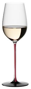 Riedel Sommeliers Black Series Riesling Grand Cru - Vaso de cristal, color rojo y negro
