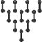 Briana Williams 10stk Chirurgenstahl Lippenpiercing Stecker mit Kugel Ohr Tragus Labret Helix Piercing Schmuck 6mm,8mm,10mm,12mm Stab
