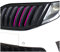 Finest Folia 30 teiliges Aufkleber Set für Front Kühlergrill Sticker für Gitter Nierenaufkleber Zierstreifen Folie selbstklebend Kfz Zubehör (K005 Neon Pink)