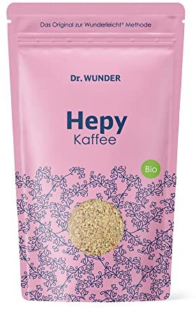 Dr. Wunder Caffè HEPY 250g: qualità biologica, India del Sud | Caffè verde speciale, macinato | alto contenuto di caffeina, acido palmitico e clorogenico | adatto anche per clistere di caffè