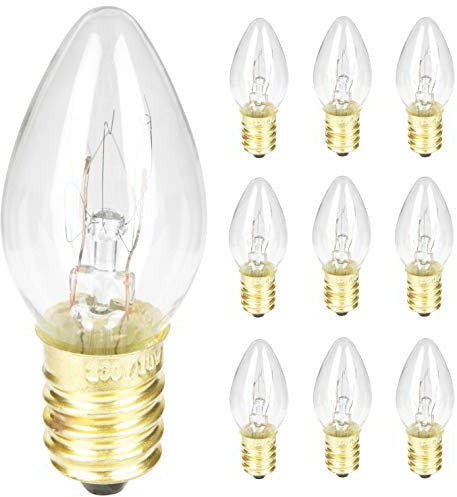 HAVA 10er Pack, Dimmbar Mini Kerze E14, warmweiß 2600-3000K