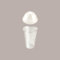 Lucgel Bicchiere Plastica Pet Trasparente Monouso 300cc (0,25 L alla Tacca) + Coperchio Cupola Senza Foro - 100 pezzi -