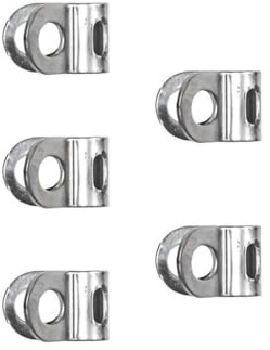 XLC Unisex – Babys Schutzblech-2502530102 Schutzblech, Silver, Für MG-F05/06 5er Set EU