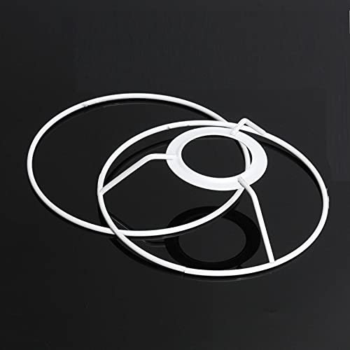 Lampenschirm-Set, Durchmesser 14cm, rund, aus Eisen, Lampenschirm, Rahmen, DIY-Set, 14 cm