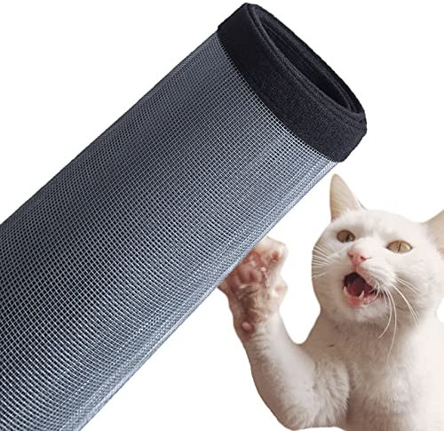 Xpnit Red de protección para ventana de gato, protección de malla para la seguridad de los gatos, mosquitera antiarañazos, mordeduras, lágrimas, tamaño de bricolaje (100 x 100 cm)