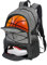 WOLT Fußballtasche mit Stiefelfach Basketballrucksack mit Ballhalter Sportrucksack mit Wasserflaschentasche für Damen und Herren Grau