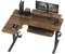 EUREKA ERGONOMIC Höhenverstellbarer Schreibtisch 155x110 cm Großer Eckschreibtisch Höhenverstellbar Schreibtisch Höhenverstellbar Elektrisch Gaming Tisch L Form mit Tastaturablage, LED Monitorständer