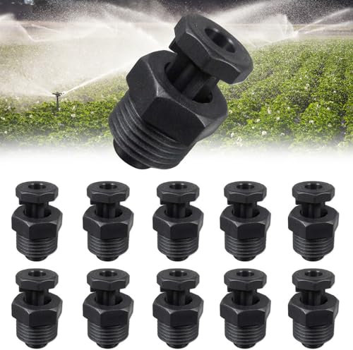 Jadeshay Válvula de Ventilación Automática,10 Piezas Valvula Purga Aire Automatica 1/2 para Interruptor de Válvula de Tubería Riego de Jardin