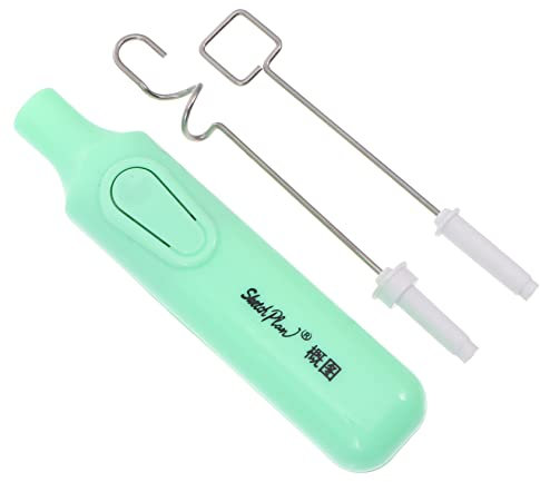 Ciieeo 1 Juego De Mezcla De Pintura Gouache Moldes De Silicona De Resina Mini Espátula De Silicona Mini Licuadora Agitador De Resina Epoxi Mezclador De Pigmento Eléctrico Pintura