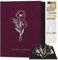 Lanpn Fotobuch zum Selbstgestalten 80 Schwarze Seiten, Leinen DIY Scrapbook Album mit 10 Metall Stifte als Geschenk zum Hochzeitstag, Weihnachte, Geburtstag Freunde und Familie (Violett, 22,5x29,5cm)