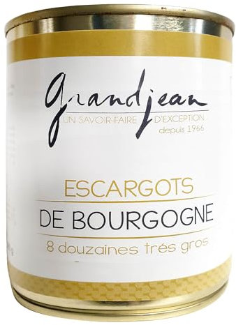 Escargots de Bourgogne 8 douzaines Très gros - Conserve - Grandjean
