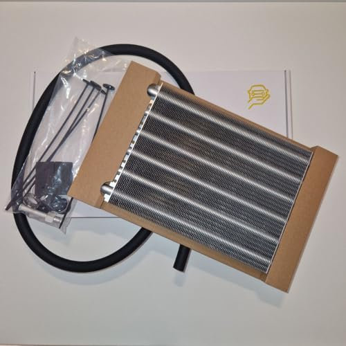 Tiptronic Group Enfriador de Aceite universal con montaje lateral en Ángulo 4 Filas enfriador de aceite de aluminio de transmision TG403