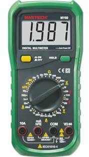 Mastech Multimeter MY60 AC/DC Professional Electric Handheld Tester Meter Digital Voltmeter Pocket Multimeter