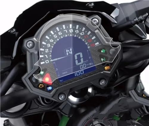 NaNMiBHd Displayschutzfolie Für Für Z900 Für Z650 2017 Motorrad Cluster Scratch Cluster Screen Schutz Film Schutz Tacho Schutz Tachoschutzfolie(2 PCS)