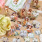 240pcs Blumen Scrapbooking Stickers Mädchen Vintage Scrapbook Zubehör Design for DIY Scrapbook Accessories, Photo Album, Diary, Photo Book, Notebook, Journal, Calendar, DIY Design