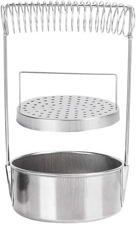 Pinselreiniger Edelstahl Pinsel Reiniger Kunst Pinsel Wascher Reiniger Inklusive Rinser Filter und Pinselhalter für Pinsel Reinigung Trocknen