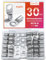 Gorffy Battery Terminal Connectors 30PCS, SC16-8 Cable Lugs, 16mm² Tinned Copper Ring Terminals, Battery Cable Connectors 12V, M8 Car Battery Terminals