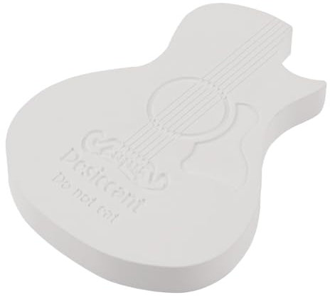 Sleek Design Humidity Control Packs, Moisture Absorbers, Sturdy Guitar Dehumidifier System, Decorative Musical Instrument Desiccant 9.2x7x1cm for Instruments, Indoor, White Color