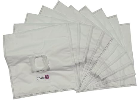 Distri+ – Bolsa para aspiradora universal Equivalente Wonderbag Moulinex Roventa (se vende sin adaptador) – Bolsa de 10 bolsas mic