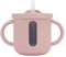 HUONIU Gobelet à Sippy, Gobelet à Sippy Munchkin, Gobelets à Sippy pour Les Tout-Petits de 1 à 3 Ans, Gobelets pour Tout-Petits Anti-déversement, Gobelet d'apprentissage avec Une (Pink)