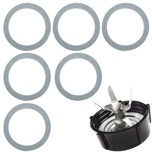 6 Pieces Mixer Sealing Ring Rubber Sealing Ring O-Type Replacement Part Seal Mixer Blender Accessories for Compatible Accessories for Easter and Osterizer Blender