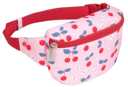 A Little Lovely Company Kinder Bauchtasche Kirschen Rot