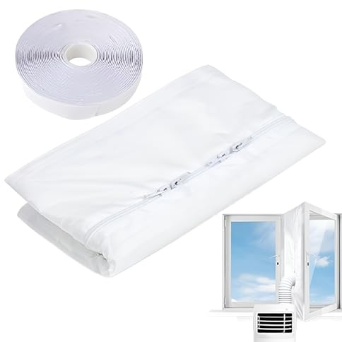 Joint De Fenetre Pour Climatiseur Mobile Kit D'étanchéité De La Fenêtre AC Portable 300cm Kit Calfeutrage Climatiseur Mobile Kit Protection Imperméable Anti-Air Chaud Pour Sécheuse Et Ventilation