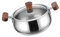 Fondo antiaderente Pentole in acciaio inossidabile Coperchio in vetro Maniglia resistente al calore Pentole multiuso Accessori da cucina Maniglia resistente al calore Pentole