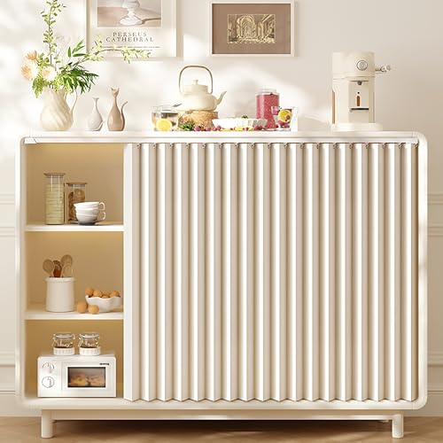 Cortinas Opacas Cortas para Armarios de Cocina, Cortinas de Gabinete, Cortinas Antipolvo Plegable de Armario Sin Puertas con Riel Deslizante para Debajo del Fregadero - Privacidad(Beige,50x80 cm)