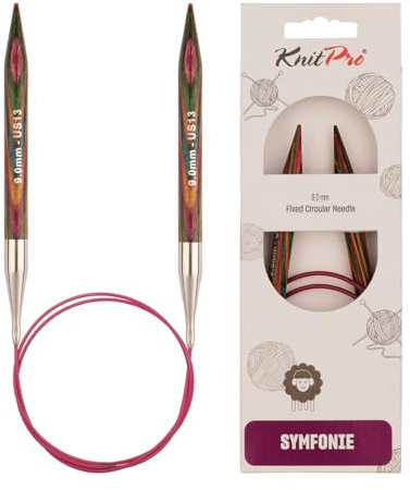 KnitPro Symfonie Fixed Circular Needles 24 (60cm) | 9.00mm
