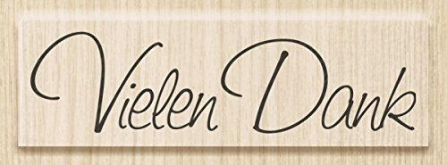 Knorr Prandell 211800600 Knorr prandell 211800600 Stempel aus Holz (Danke) Motivgröße 6,3 x 1,7 cm, Motiv: Vielen Dank