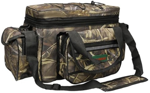 SeaKnight SK003 Angeln Tasche groß Single Schulter Fishing Tackle Taschen Multifunktionelle Sport Angeln Tackle-Tasche Outdoor Wandern Angeln Klettern Sport Tasche, Camouflage