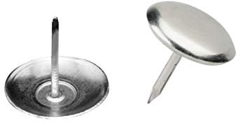 Metafranc Möbelgleiter Ø 25 mm - Metall - Mit Nagel - 8 Stück - Für ein leichtes Verschieben Ihrer Möbel / Möbelgleiter-Set für unempfindliche Böden / Stuhlgleiter / Bodengleiter / 644516