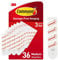 Command Medium Refill Adhesive Strips, Damage Free Hanging Wall Adhesive Strips for Medium Indoor Wall Hooks, No Tools Removable Adhesive Strips for Christmas Hooks, 36 White Strips