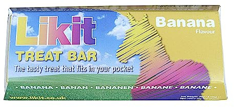 Likit Treat Bar 90g | Great Horse Treat for Training or Reward | 90g (Banana)