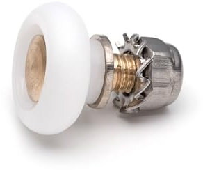 ShowerPart L013 Einzelrollen für Duschtüren, Durchmesser 16 mm, Gesamtlänge 17,5 mm, Nylon, Ersatzteile, 4 Stück'