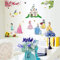 Kibi Wandtattoo Kinderzimmer Wandaufkleber Kinderzimmer Wandsticker Babyzimmer Aufkleber Dekorative kunst 2 Blatt